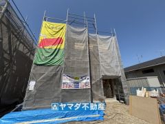 1号棟ケイミュー外壁は汚れが付きにくい効果を併せ持つ特徴があります。