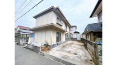 リフォーム中　現地外観写真