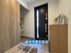 大容量のシューズクローク