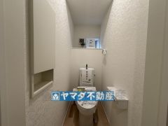 お掃除ラクラク節水トイレ