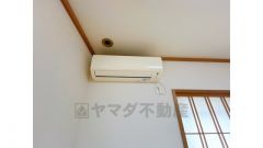 和室にはエアコンが設置されています。