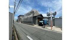 リフォーム中　現地外観写真