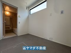 室内干しができるランドリールーム