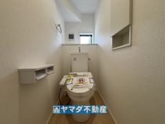 お掃除ラクラク節水トイレ