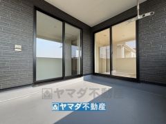 広々としたバルコニー