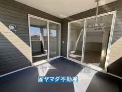 広々バルコニー