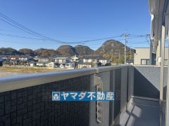 バルコニーから見た眺望