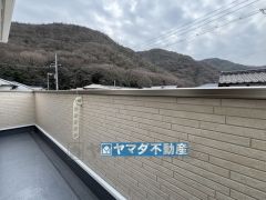 南向きのワイドバルコニー