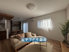 リビングクローゼットには日用品などまとめて収納できます