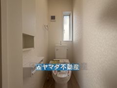 お掃除ラクラク節水トイレ