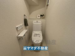 お掃除ラクラク節水トイレ