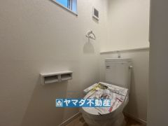 お掃除ラクラク節水トイレ