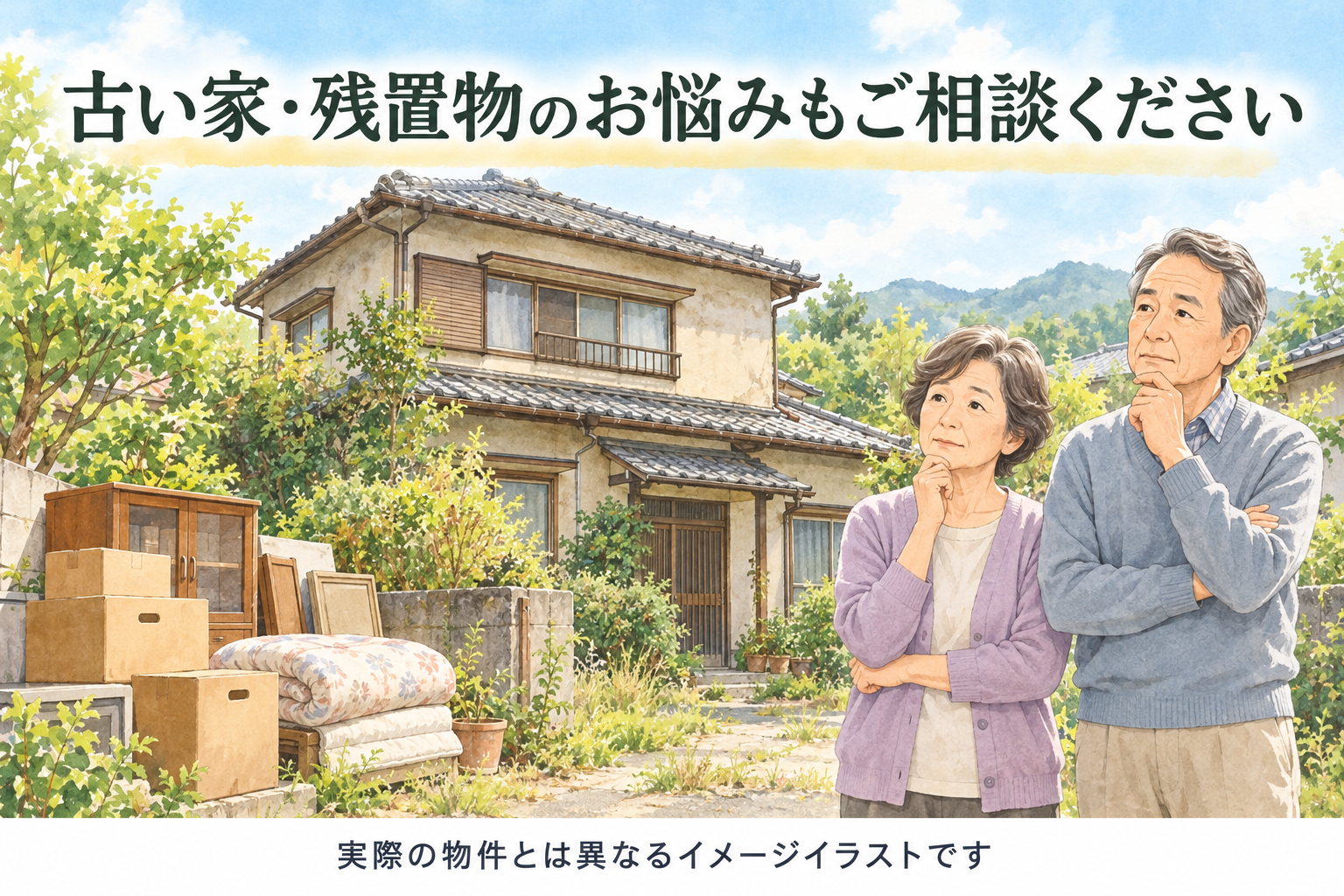【買取事例】福山市坪生町｜数年間売れなかった中古戸建を現状のまま買取